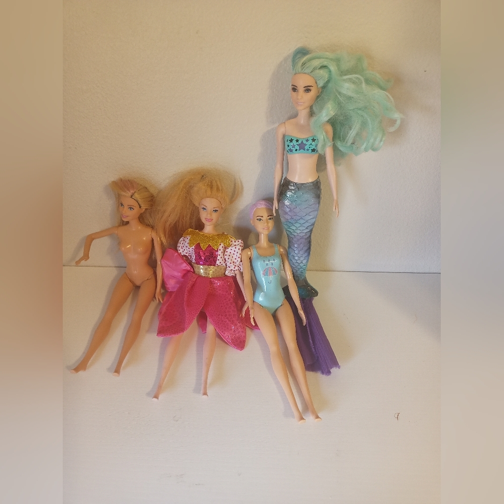 Barbie Mermaid and Fashion Doll Set - Multicolor